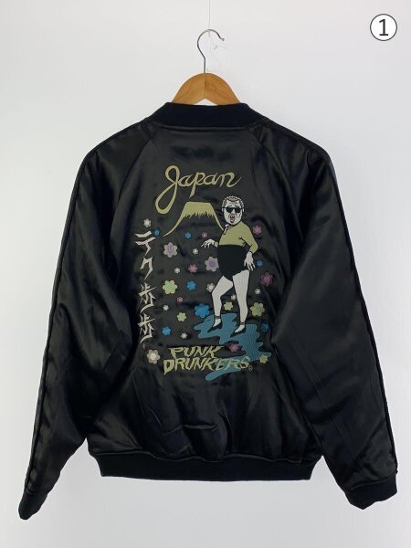 PUNK DRUNKERS(パンクドランカーズ) / スカジャン/L/ポリエステル/BLK