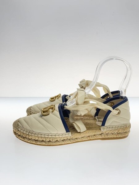 GUCCI(グッチ) / GGマーモント/エスパドリーユ/サンダル/37/WHT/631545