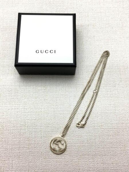GUCCI(グッチ) / インターロッキング/ネックレス/SLV/トップ有/メンズ