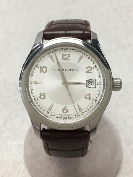HAMILTON(ハミルトン) / クォーツ腕時計/アナログ/レザー/SLV/BRW