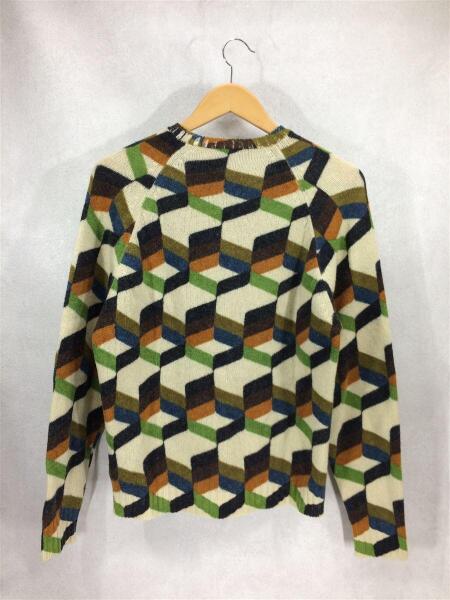PRADA 18aw 2017aw 幾何学模様 総柄 ニット セーター PRADA 18aw