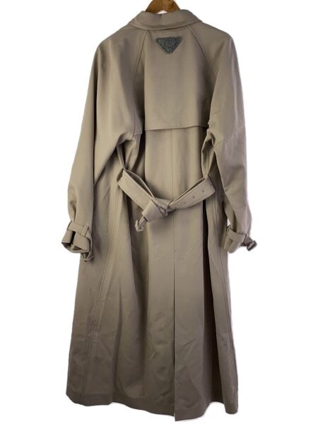 PRADA(プラダ) / 24ss/Double Breasted/トレンチコート/48/ウール/BEG