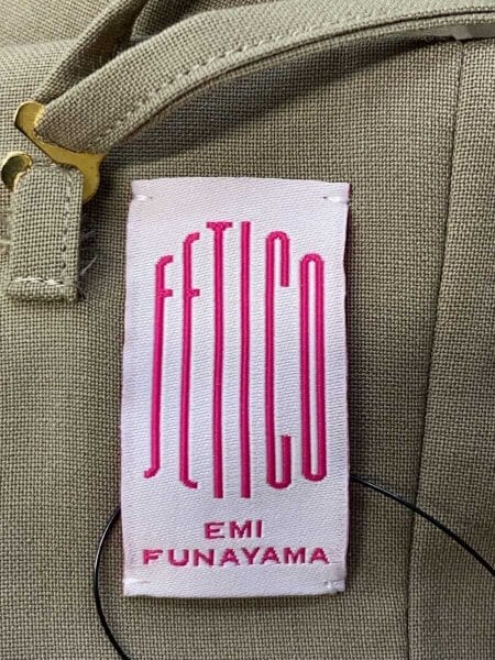 FETICO(フェティコ) / キャミワンピース/1/ウール/キャメル/ftc224