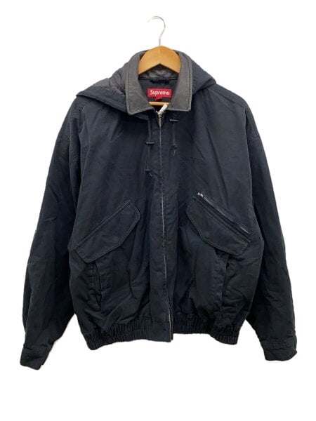 Supreme(シュプリーム) / Leather Collar Utility Jacket/ジャケット/L