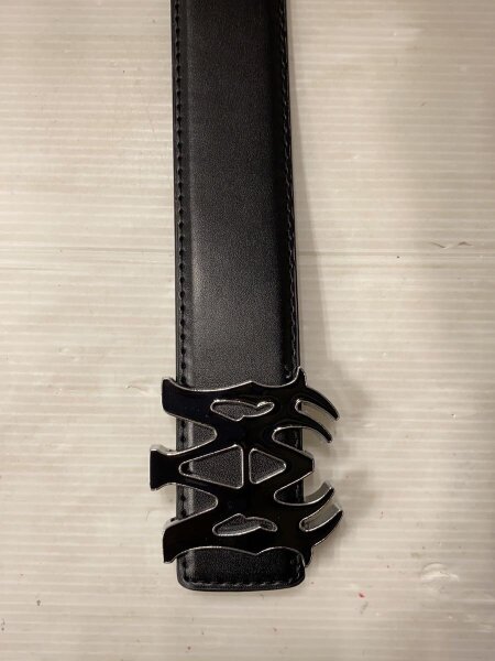 AMIRI(アミリ) / ベルト/レザー/BLK/無地/メンズ/ロゴプレート | 中古