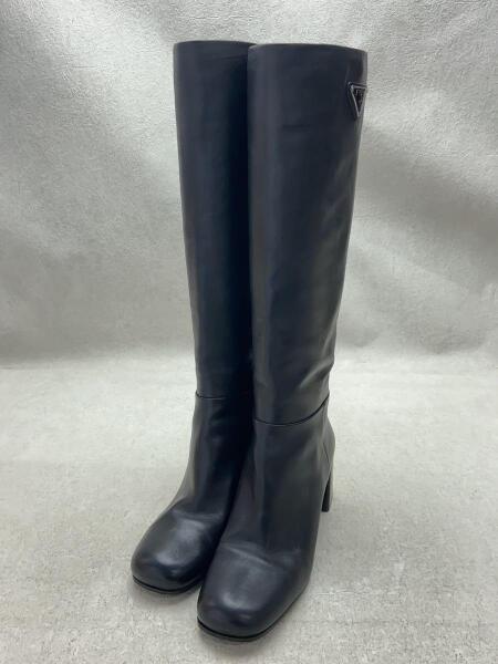 PRADA(プラダ) / ロングブーツ/38.5/BLK/レザー | 中古品の販売・通販