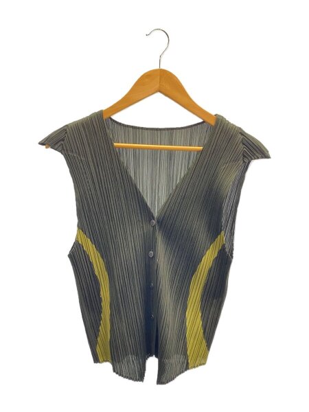 ISSEY MIYAKE PLEATS PLEASE 美色 ノースリーブ ベスト ISSEY MIYAKE