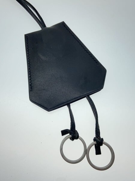 HERMES(エルメス) / クロシェットネックレス/レザー/BLK/トップ有