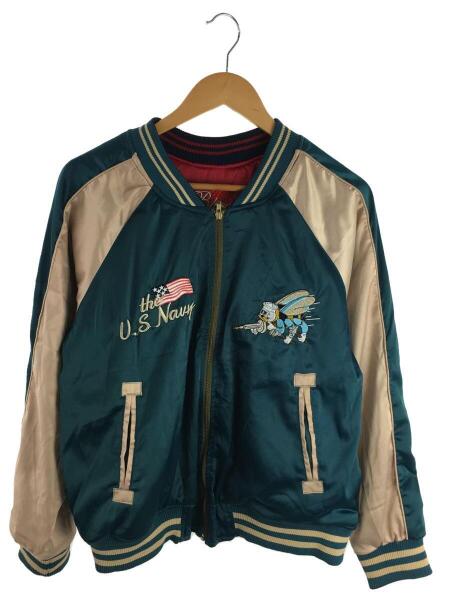 US.NAVY(ユーエスネイビー) / SEABEES/リバーシブル/スカジャン/M
