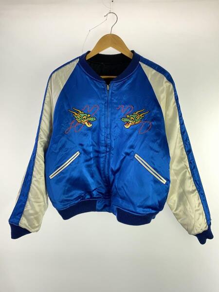 HUMAN MADE(ヒューマンメイド) / スカジャン/L/レーヨン/BLU/無地