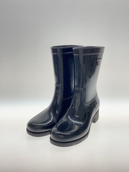 PRADA(プラダ) / レインブーツ/38/BLK/PVC | 中古品の販売・通販なら