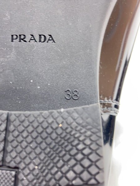 PRADA(プラダ) / レインブーツ/38/BLK/PVC | 中古品の販売・通販なら