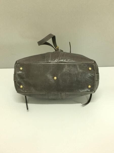 SAZABY(サザビー) / ショルダーバッグ/レザー/GRY/無地/グレー/灰色