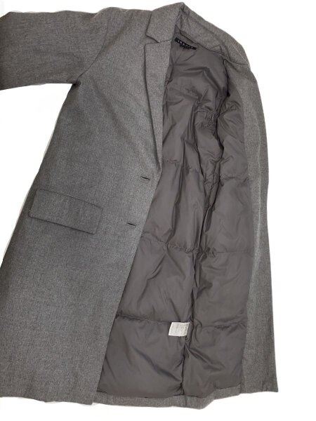 theory(セオリー) / ステンカラーコート/S/ウール/GRY/無地/01-5309115