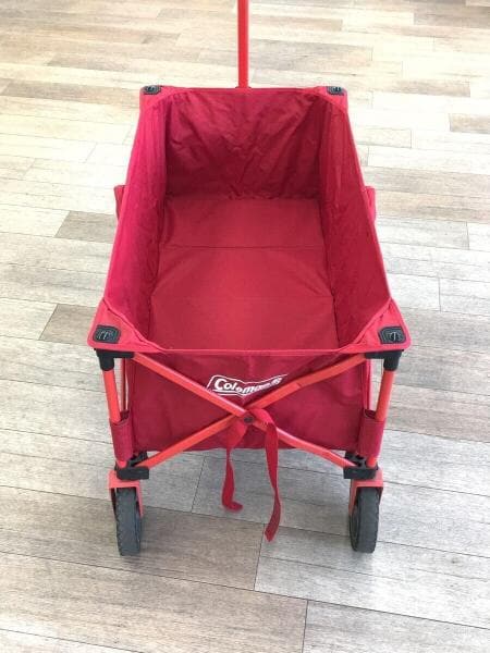 美品 早いもの勝ち Coleman キャリーカート レッド Amazon | Coleman