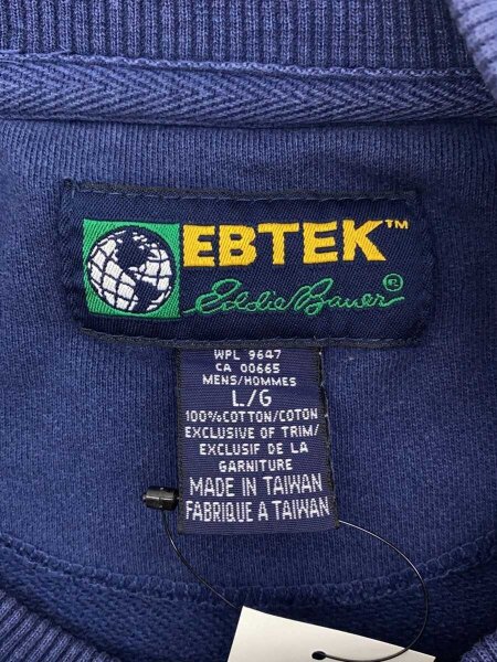 EDDIE BAUER(エディーバウアー) / 90s/EBTEK/胸刺繍/着用感/スウェット