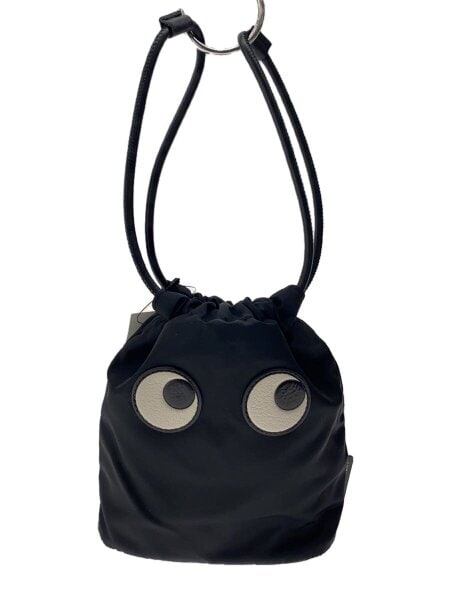 ANYA HINDMARCH(アニヤハインドマーチ) / 巾着ポーチ/ナイロン/BLK