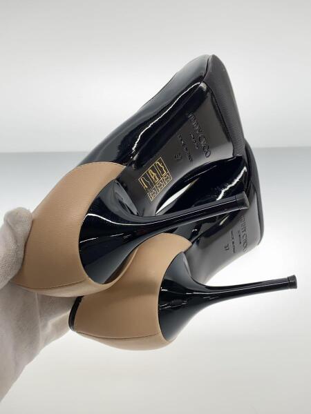 JIMMY CHOO(ジミーチュウ) / リボン/パンプス/37/BLK/エナメル/バイ