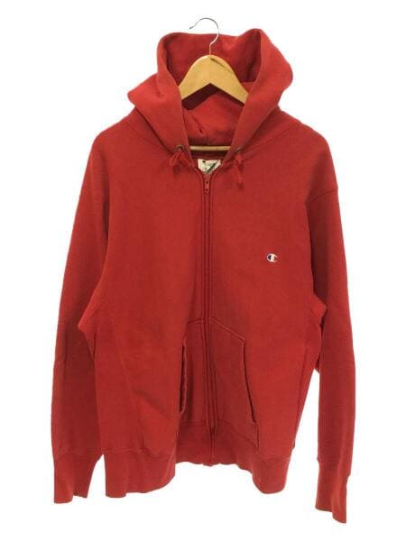 チャンピオン リバースウィーブ 赤 ジップフーディ 80s usa製
