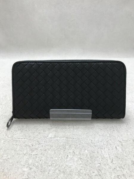 BOTTEGA VENETA(ボッテガヴェネタ) / ラウンドジップ長財布/レザー/BLK