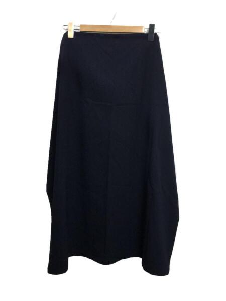 美品【変形アシンメトリー】ヨウジヤマモト ミニスカートM 黒 ウール縮