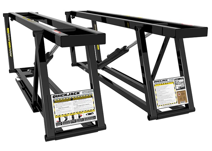QuickJack 8000TLX 110V Package with Lift + Hangers + SUV Adapter