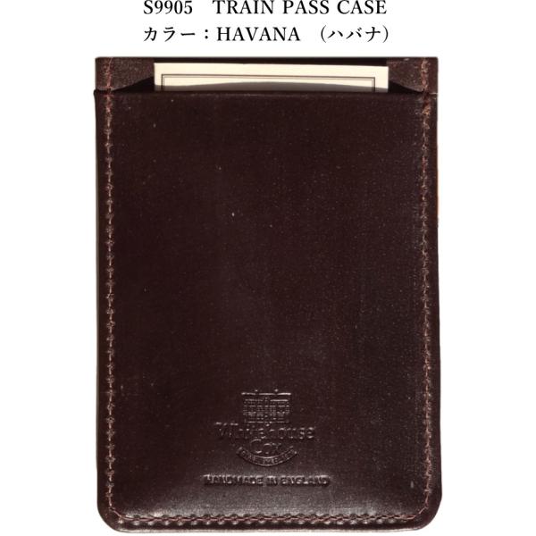 ホワイトハウスコックス S9905 パスケース TRAIN PASS CASE Whitehouse