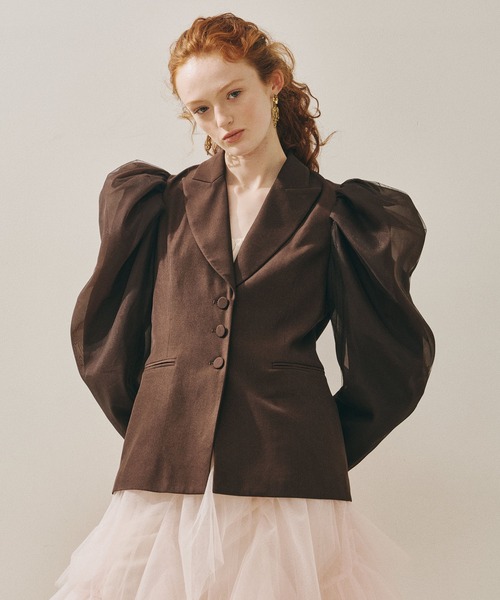 J1U BY LA BELLE ETUDE | パワーパフショルダージャケット - Buyee, an