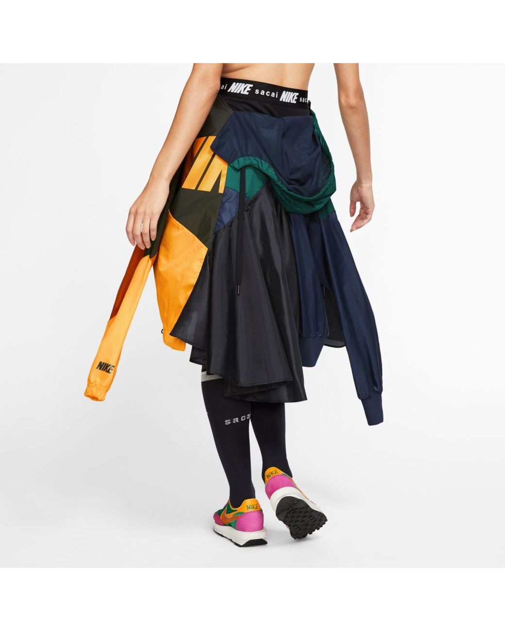 Nike X Sacai Womens Skirt in Black | Lyst
