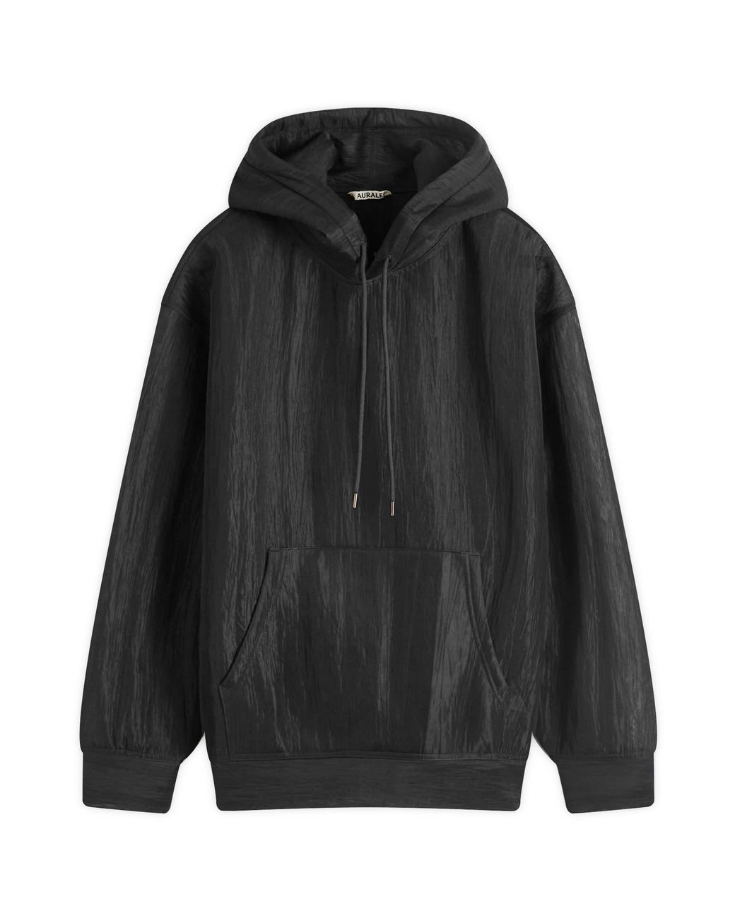 AURALEE Elastic Sheer Nylon Parka Jacket in Black | Lyst