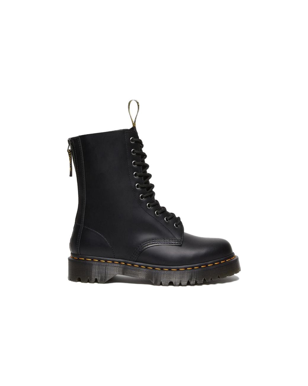 Dr. Martens 1490 Hi Bex Zip Leather Boots in Black for Men | Lyst UK