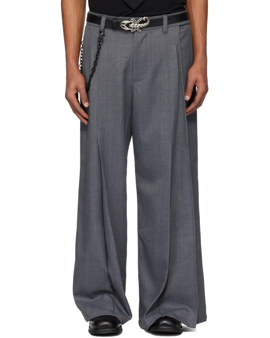 nullus-GREY-Belted-Large-