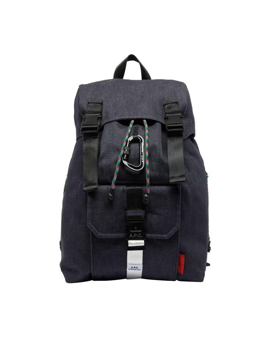 A.P.C. Apc Topologie Backpack in Blue for Men | Lyst