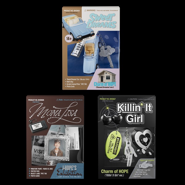 J-HOPE (BTS) キーリング型アルバム『Charm of HOPE』3バージョンを