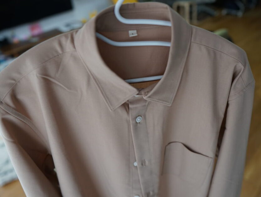 MUJI Labo ウール混レギュラーカラーシャツはクワイエット