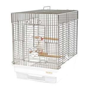 HOEIの鳥かご 小鳥用ステンレス横あみケージ 21手のり横あみステンレス