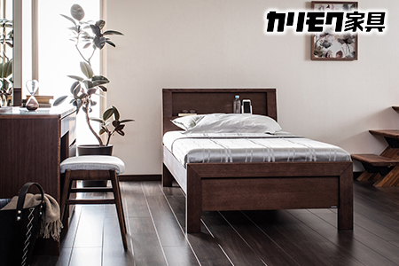 カリモク家具】 シングルベッド NW74モデル(マットレス付)【NW74S6M