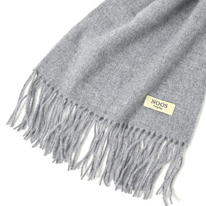 グレー】カシミヤマフラー【カシミヤ100%】 ｜ カシミア お洒落