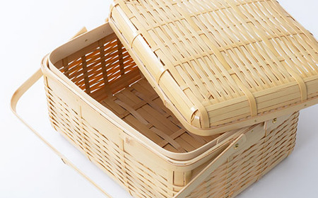 籐製 竹製 バスケットセット 複数点 良質な竹を使用した伝統工芸