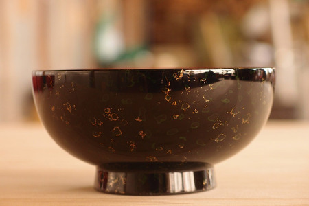 寄附金額見直しました】津軽塗 汁椀（唐塗 黒） | 青森県弘前市