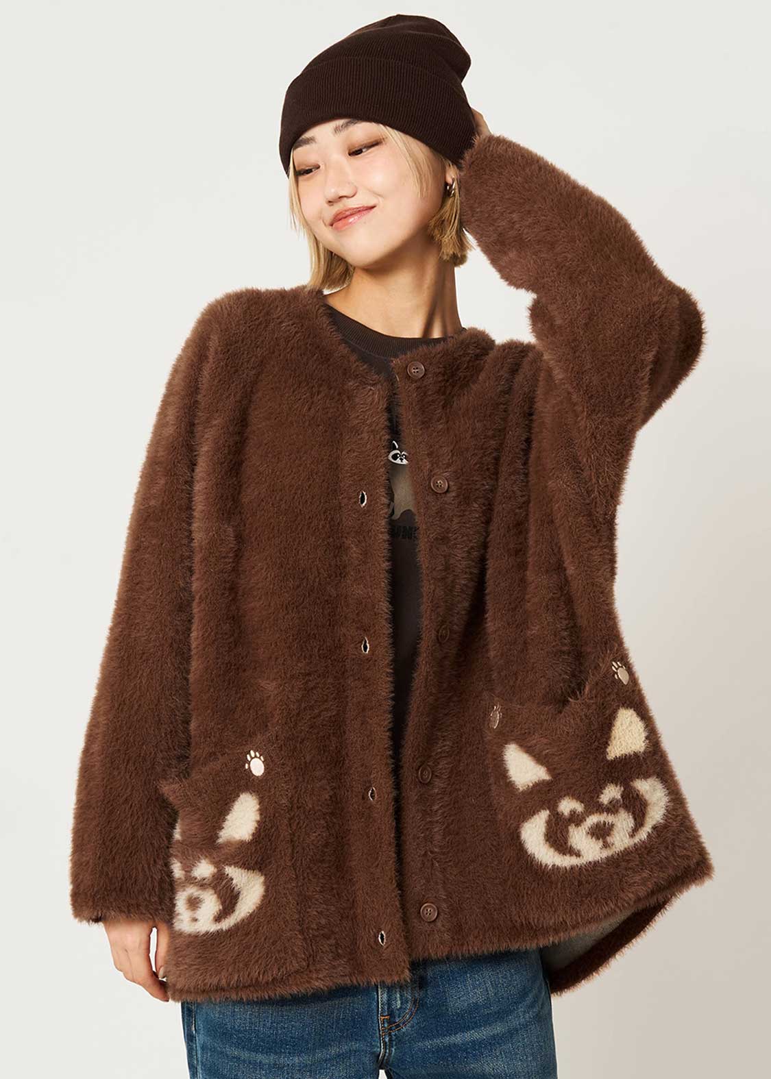 イカク｜シャギーカーディガン｜ウィメンズ｜グラニフ(graniph)公式