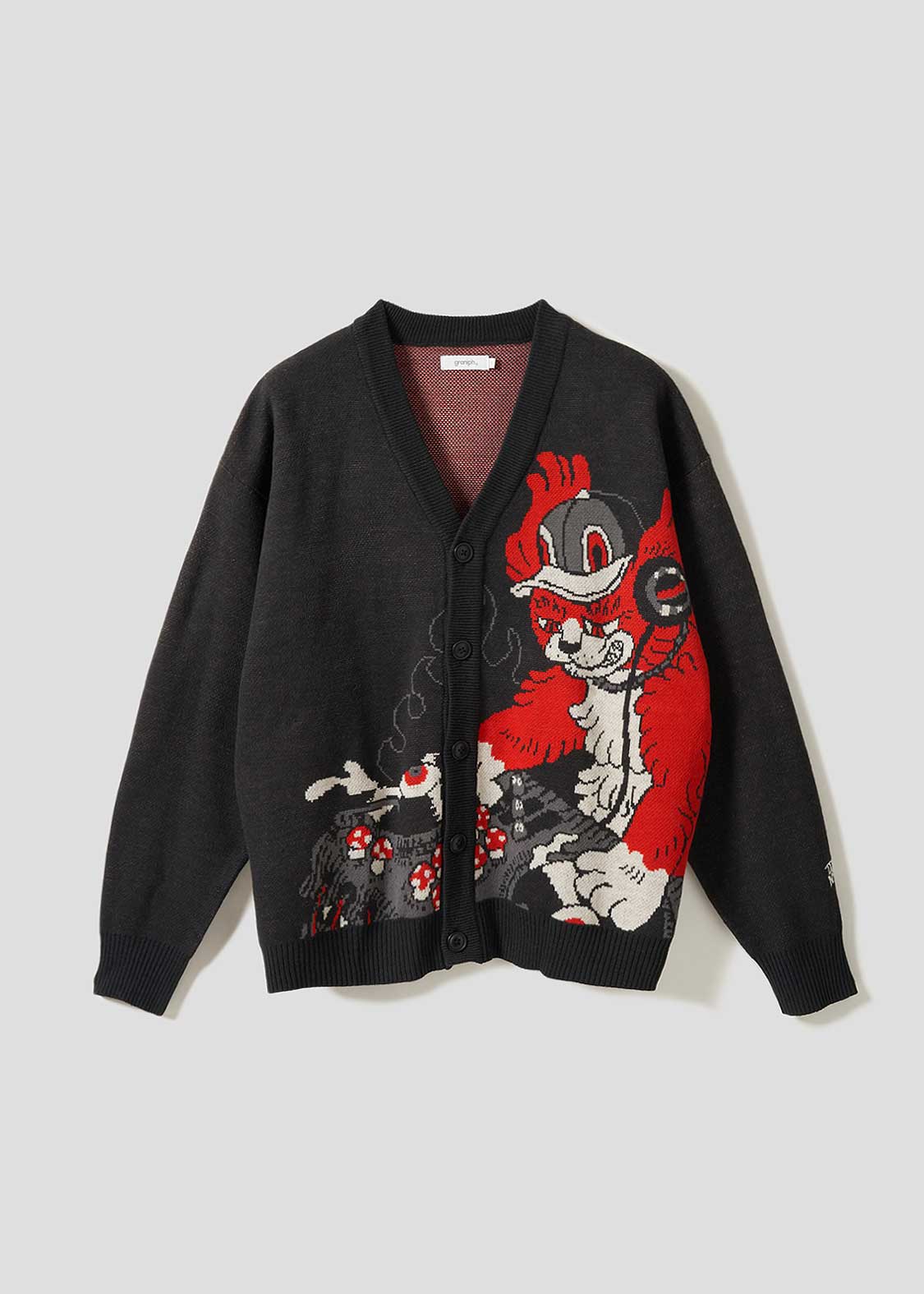 DJ NYAO｜ウォッシャブルジャカードカーディガン｜ユニセックス