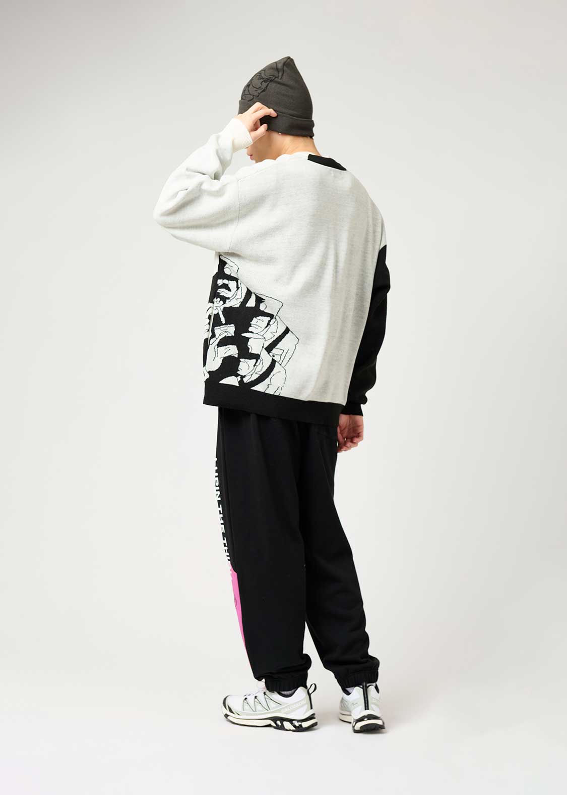 神出鬼没の大泥棒｜ウォッシャブルジャカードカーディガン｜ユニ