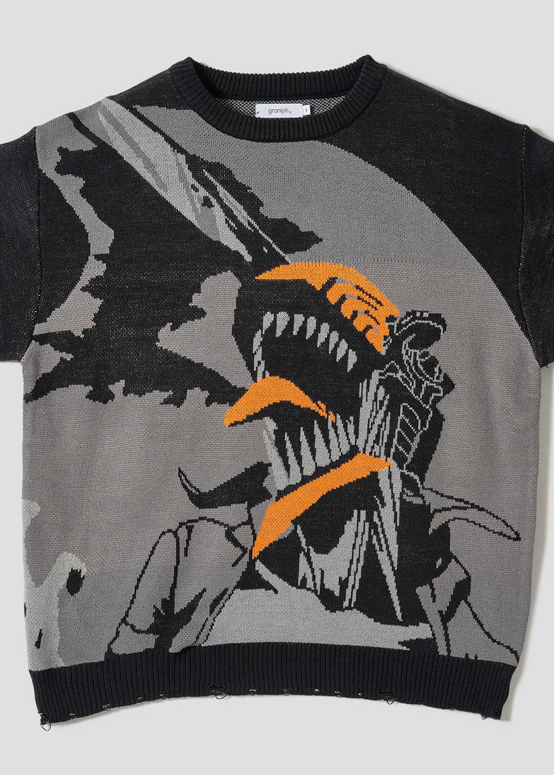 チェンソーマン 叫び｜ジャカードニット｜ユニセックス｜グラニフ