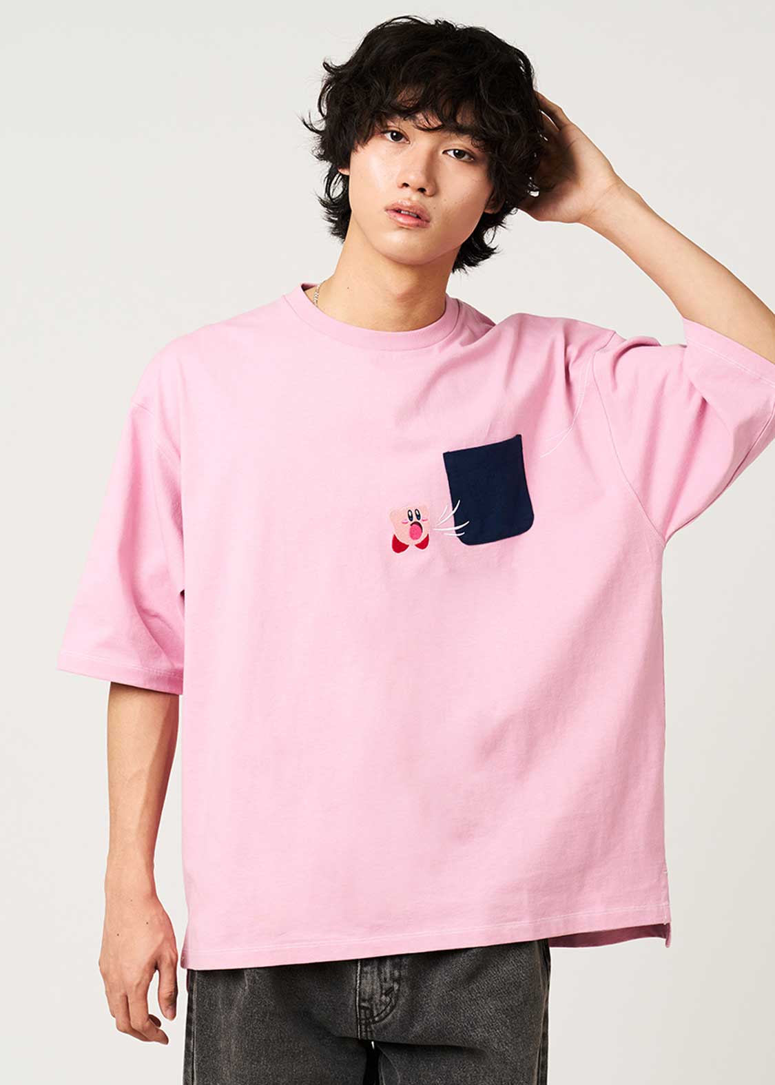 ポケットをすいこみ！？｜ビッグシルエットTシャツ｜ユニセックス