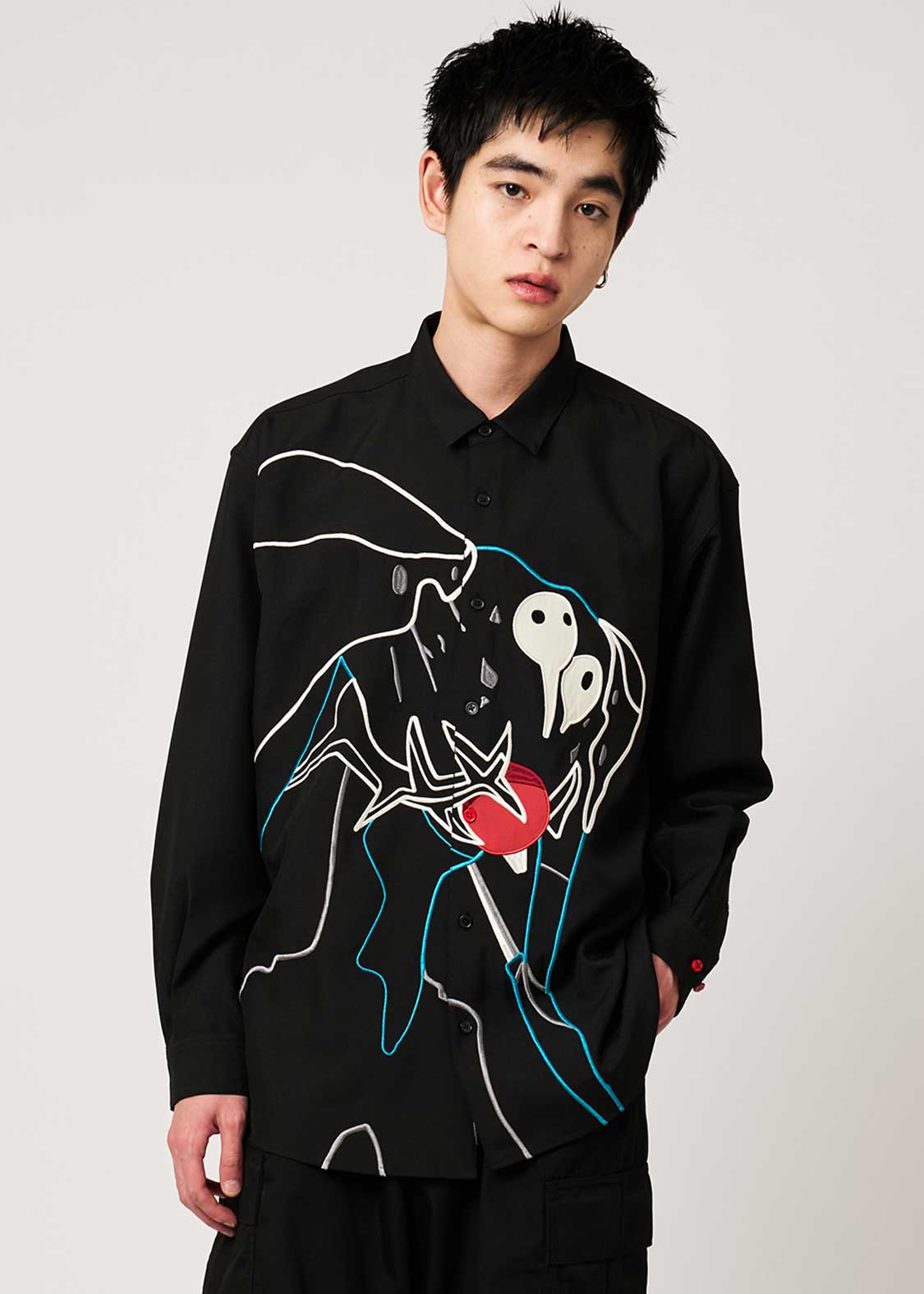 使徒、襲来」｜ルーズシャツ｜ユニセックス｜グラニフ(graniph)公式