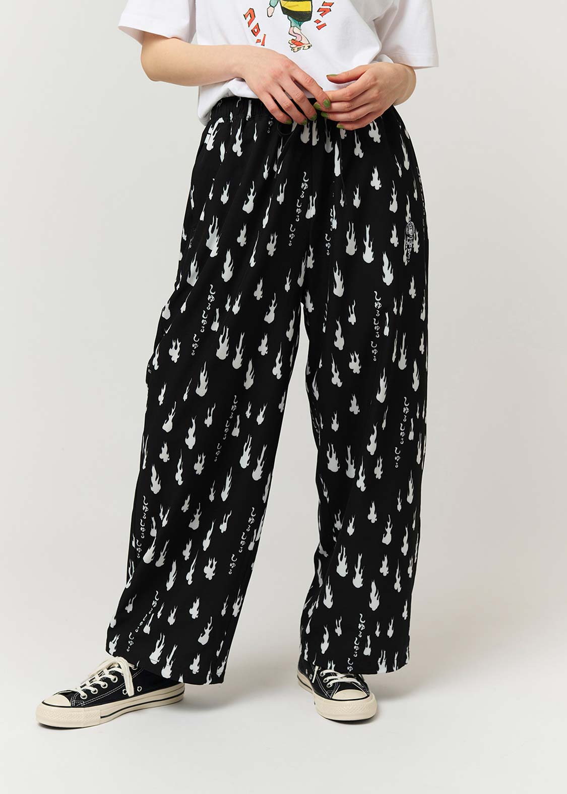 人魂 パターン｜イージーパンツ｜ユニセックス｜グラニフ(graniph)公式