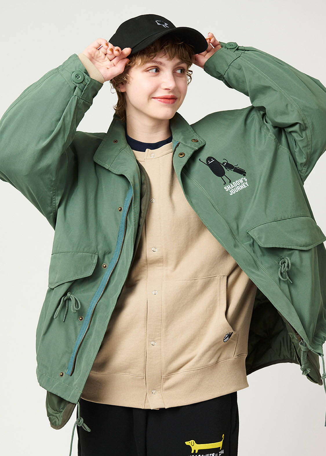 ビューティフルシャドージャーニー｜ショートモッズコート｜ユニ