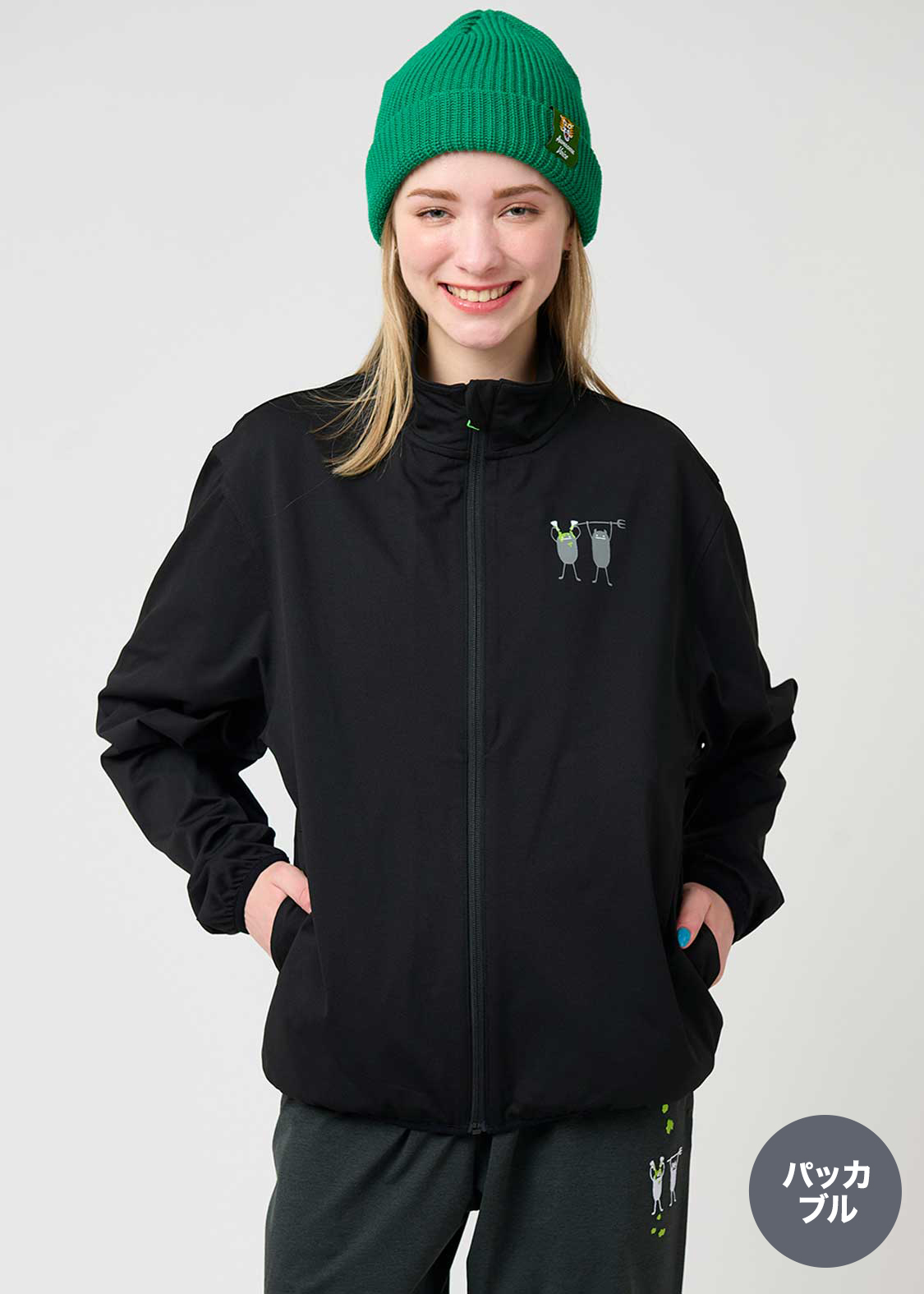 ビューティフルシャドークリーチャー｜ドライパッカブルジップブルゾン