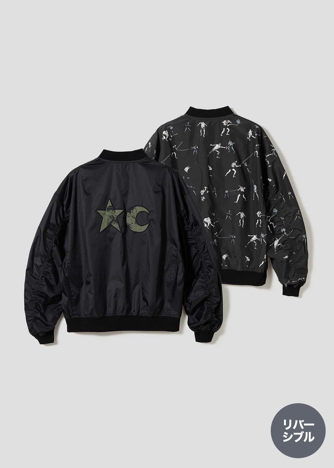 星と月と｜リバーシブルブルゾン｜ユニセックス｜グラニフ(graniph